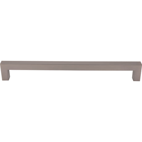 Top Knobs TK165AG Square Bar 18" Center to Center Appliance Pull Ash Gray
