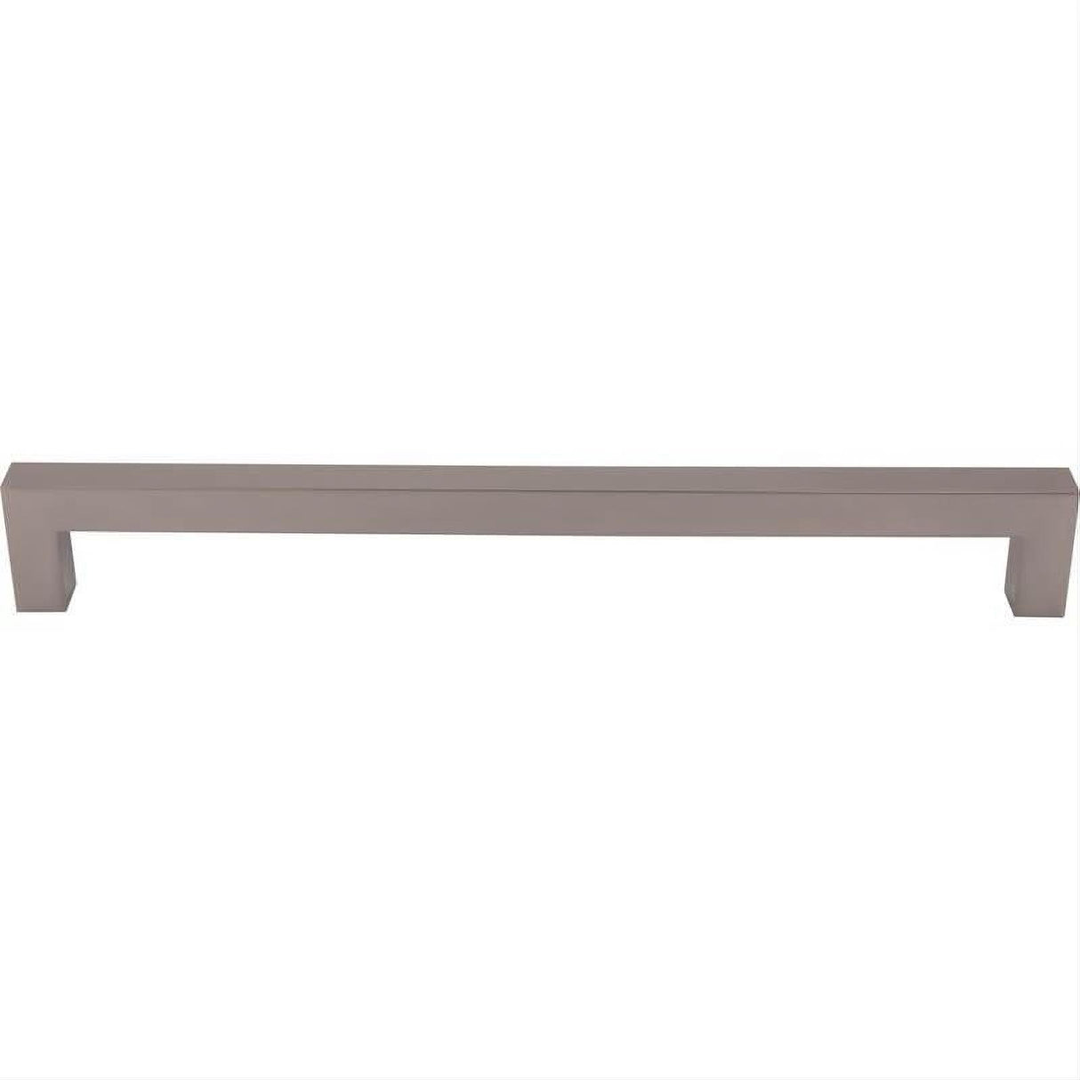 Top Knobs TK165AG TK164 Square Bar 18" Center to Center Cabinet Pull / Appliance Pull Ash Gray