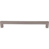 Top Knobs TK165AG TK164 Square Bar 18" Center to Center Cabinet Pull / Appliance Pull Ash Gray