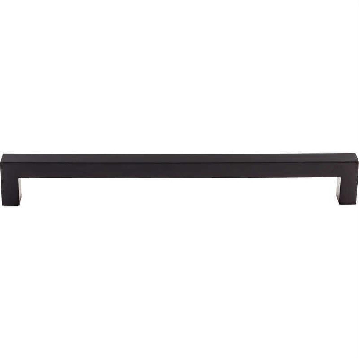 Top Knobs TK165BLK TK164 Square Bar 18" Center to Center Cabinet Pull / Appliance Pull Flat Black