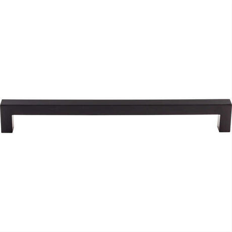 Top Knobs TK165BLK TK164 Square Bar 18" Center to Center Cabinet Pull / Appliance Pull Flat Black