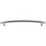Top Knobs TK170BSN TK170 Curved Cabinet Pull / Appliance Pull 12" Center to Center Brushed Satin Nickel