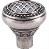 Top Knobs TK173PTA TK173 Trevi Round Cabinet Knob 1-5/16" Pewter Antique