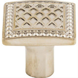 Top Knobs TK174PN TK174 Trevi 1 1/4" Length Square Cabinet Knob Polished Nickel