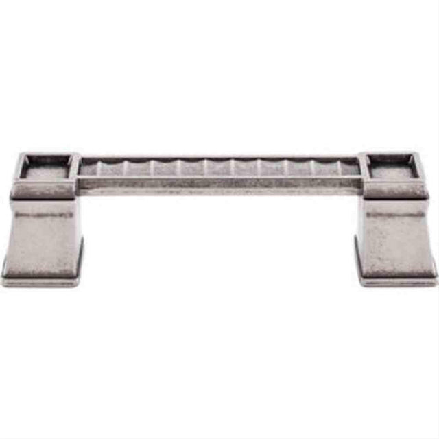 Top Knobs TK187PTA TK187 Great Wall Cabinet Pull 4" Center to Center Pewter Antique