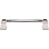Top Knobs TK188PN TK188 Great Wall Cabinet Pull 6" Center to Center Polished Nickel