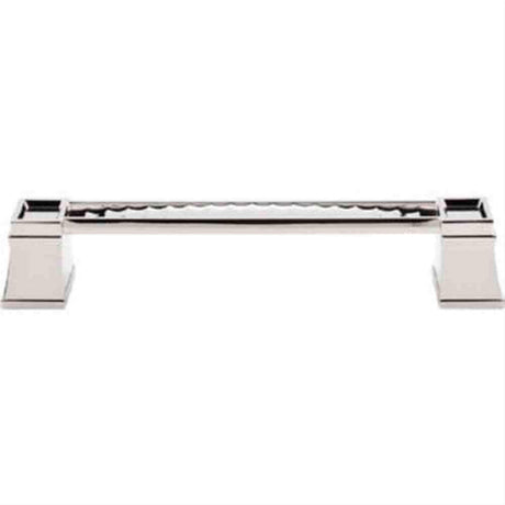 Top Knobs TK188PN TK188 Great Wall Cabinet Pull 6" Center to Center Polished Nickel