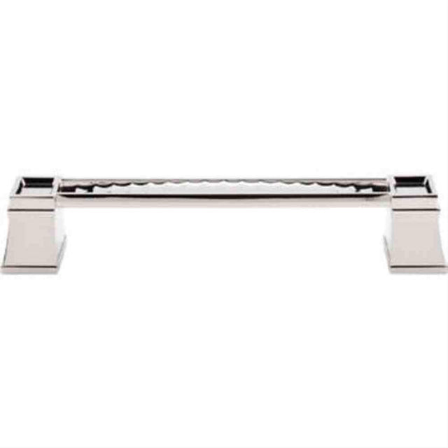 Top Knobs TK188PN TK188 Great Wall Cabinet Pull 6" Center to Center Polished Nickel
