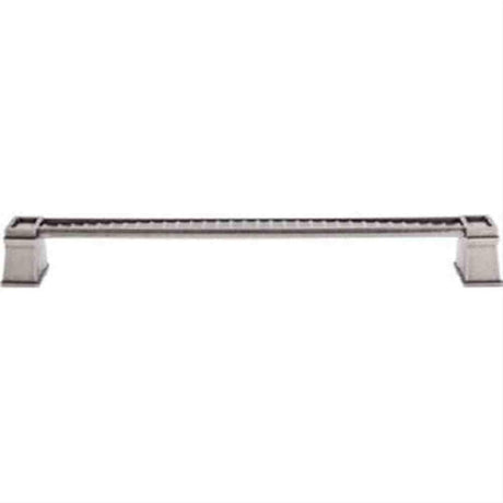 Top Knobs TK189PTA TK189 Great Wall Cabinet Pull / Appliance Pull 12" Center to Center Pewter Antique