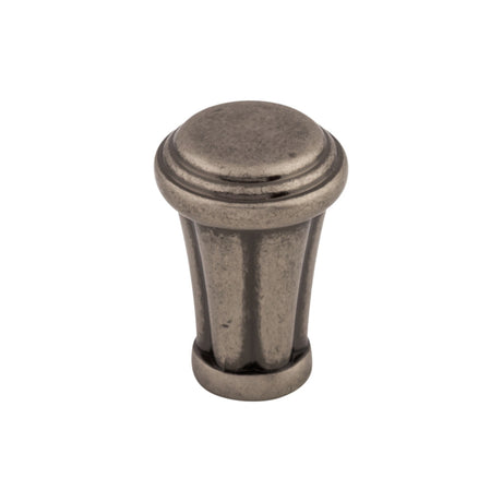 Top Knobs TK195PTA Luxor 7/8" Diameter Round Knob Pewter Antique