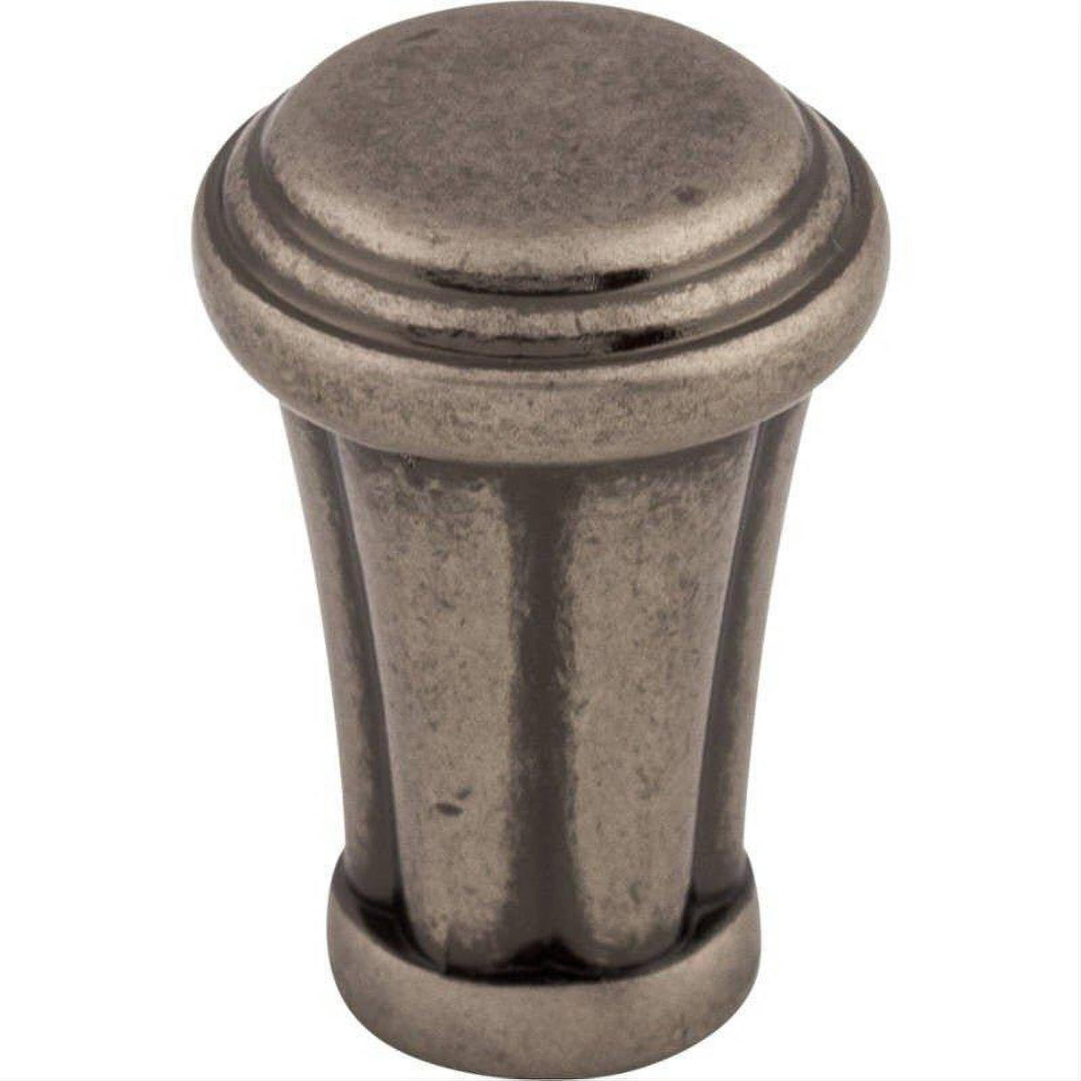 Top Knobs TK195PTA TK195 Luxor 7/8" Diameter Mushroom Cabinet Knob Pewter Antique