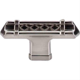 Top Knobs TK204BSN TK204 Tower Bridge T-Handle 2-5/8" Brushed Satin Nickel