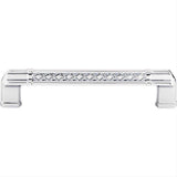 Top Knobs TK206PC TK206 Tower Bridge 5" Center to Center Bar Pull Polished Chrome