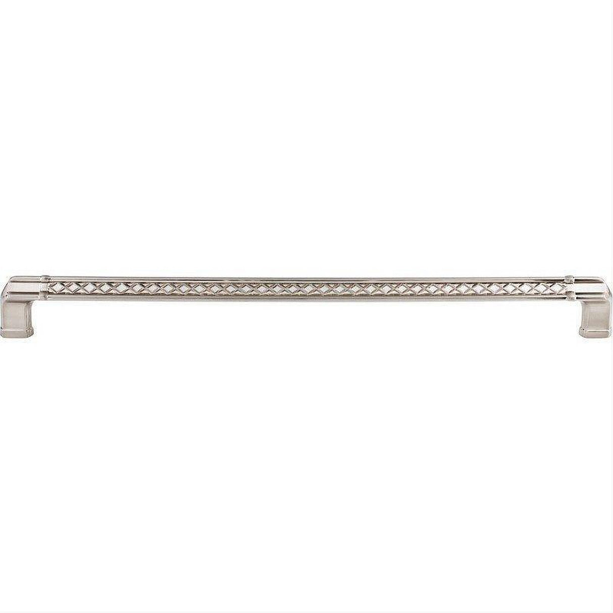 Top Knobs TK207BSN TK207 Tower Bridge 12" Center to Center Bar Pull Brushed Satin Nickel