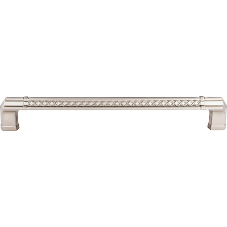 Top Knobs TK209BSN Tower Bridge 18" Center to Center Appliance Pull Brushed Satin Nickel