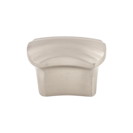 Top Knobs TK220BSN Victoria Falls 3/4" Center to Center Rectangle Knob Brushed Satin Nickel