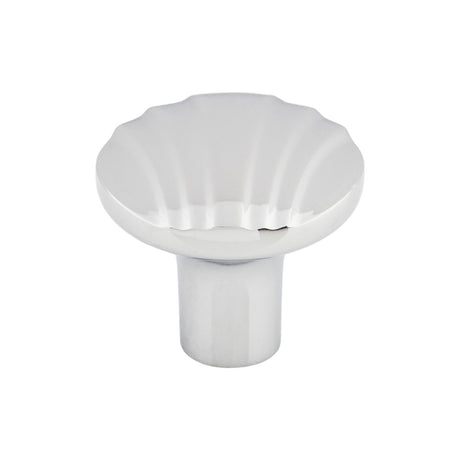 Top Knobs TK221PC Victoria Falls & Sydney 1 1/4" Diameter Round Knob Polished Chrome
