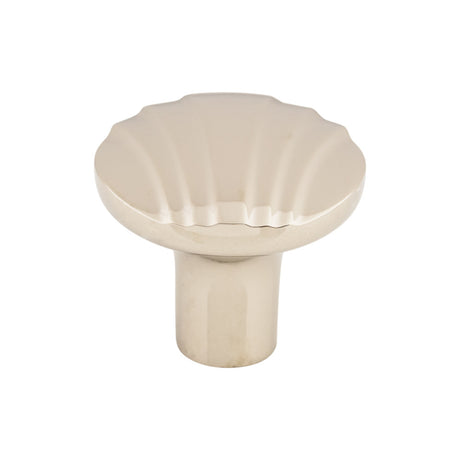 Top Knobs TK221PN Victoria Falls & Sydney 1 1/4" Diameter Round Knob Polished Nickel