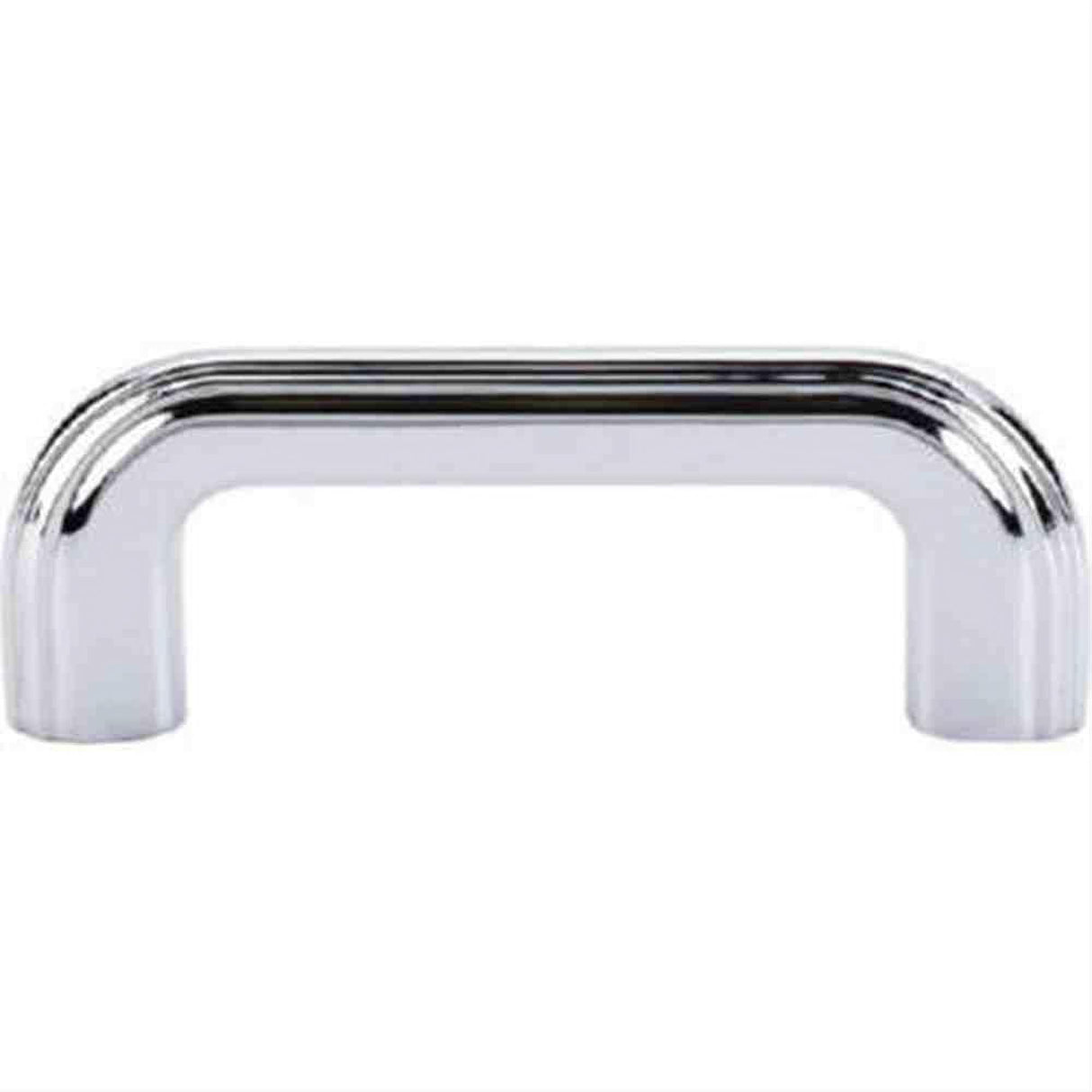 Top Knobs TK222PC TK222 Victoria Falls Cabinet Pull 3" Center to Center Polished Chrome