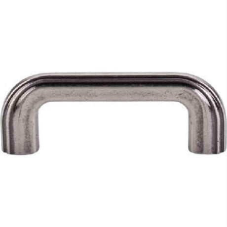 Top Knobs TK222PTA TK222 Victoria Falls Cabinet Pull 3" Center to Center Pewter Antique