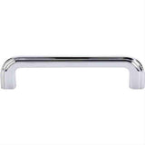 Top Knobs TK223PC TK223 Victoria Falls Cabinet Pull 5" Center to Center Polished Chrome