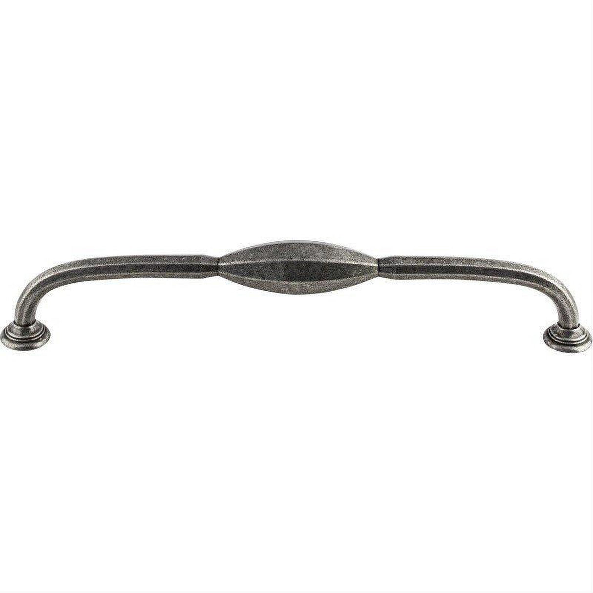 Top Knobs TK233BI TK233 Chareau 8 13/16" Center to Center Arched Cabinet Pull Black Iron