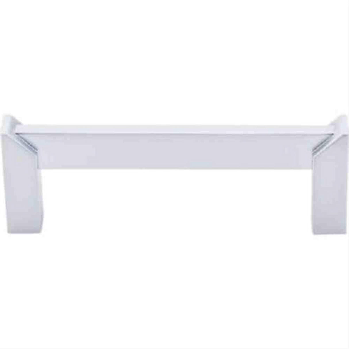 Top Knobs TK235ALU TK235 Meadows Edge Square Cabinet Pull 3-1/2" Center to Center Aluminum