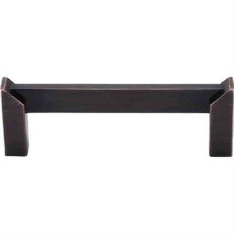 Top Knobs TK235TB TK235 Meadows Edge Square Cabinet Pull 3-1/2" Center to Center Tuscan Bronze