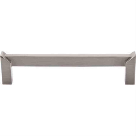 Top Knobs TK236BSN Meadows Edge Square Cabinet Pull 5" Center to Center Brushed Satin Nickel