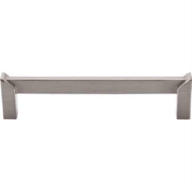 Top Knobs TK236BSN Meadows Edge Square Cabinet Pull 5" Center to Center Brushed Satin Nickel