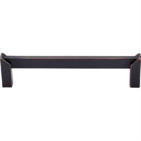 Top Knobs TK236TB Meadows Edge Square Cabinet Pull 5" Center to Center Tuscan Bronze