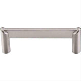 Top Knobs TK239BSN TK239 Meadows Edge Circle Cabinet Pull 3-1/2" Center to Center Brushed Satin Nickel