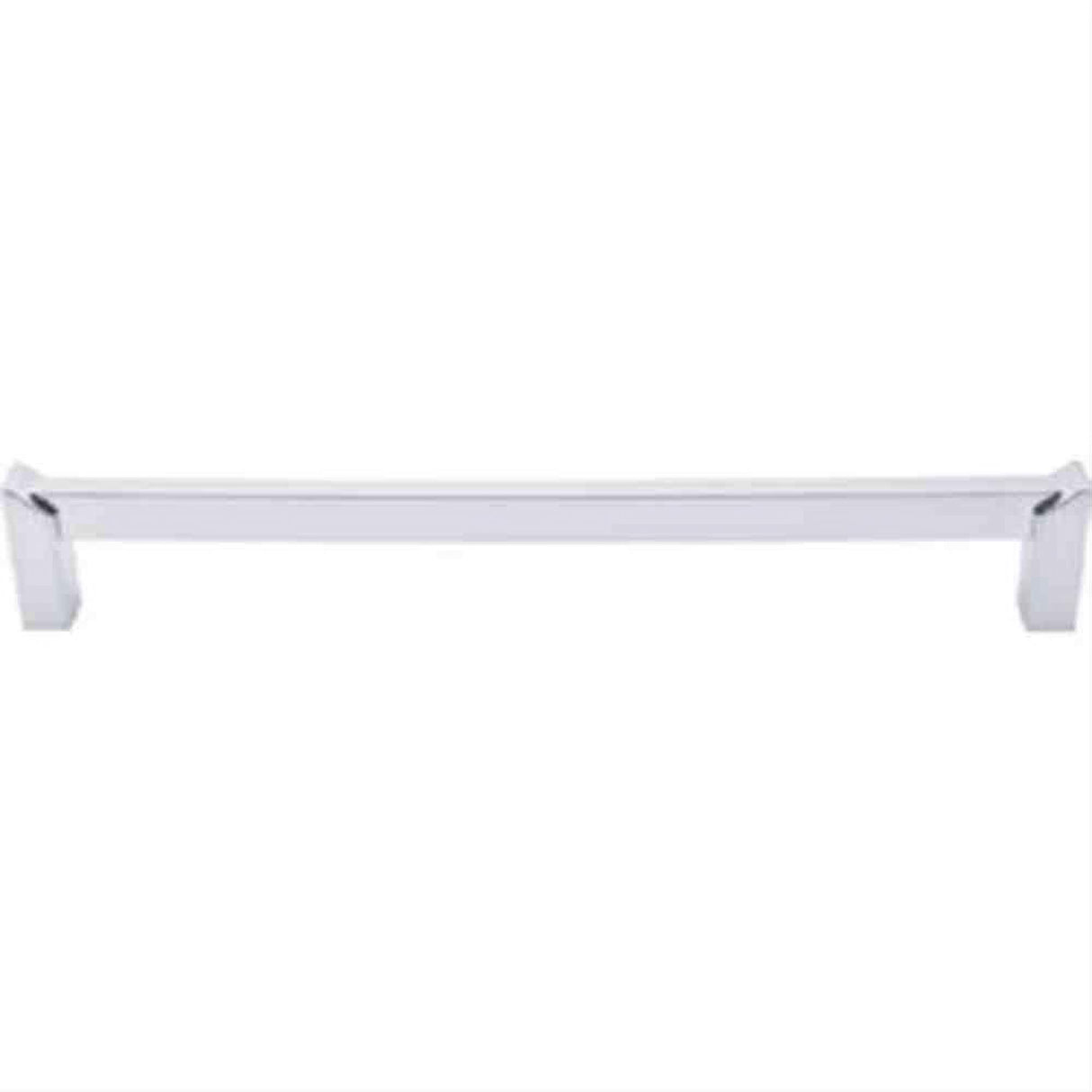Top Knobs TK243ALU TK243 Meadows Edge Square Appliance Pull 12" Center to Center Aluminum