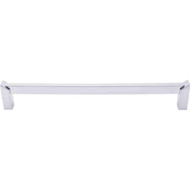 Top Knobs TK243ALU TK243 Meadows Edge Square Appliance Pull 12" Center to Center Aluminum