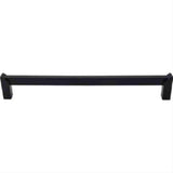 Top Knobs TK243BLK TK243 Meadows Edge Square Appliance Pull 12" Center to Center Flat Black
