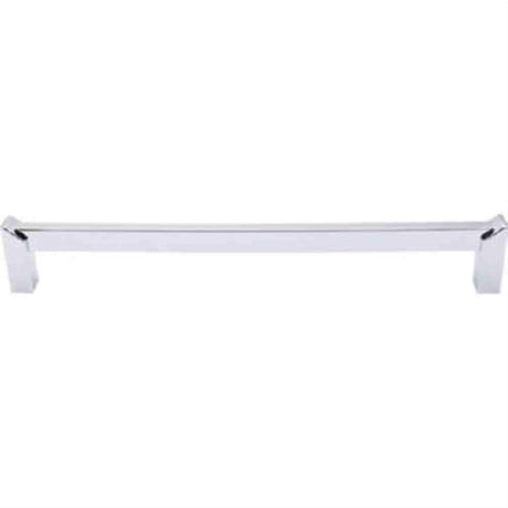 Top Knobs TK243PC TK243 Meadows Edge Square Appliance Pull 12" Center to Center Polished Chrome