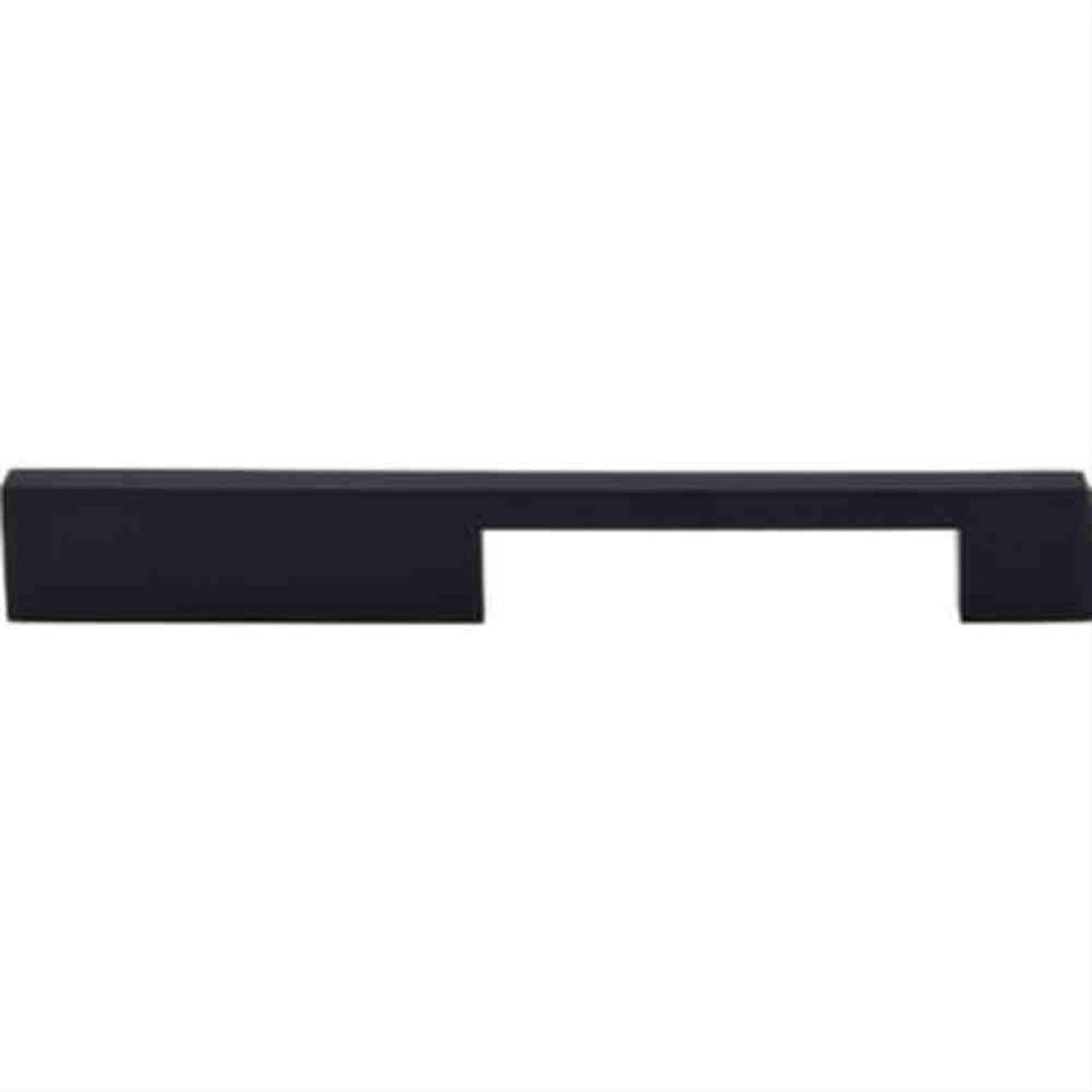 Top Knobs TK24BLK TK24 Linear Cabinet Pull 7" Center to Center Flat Black