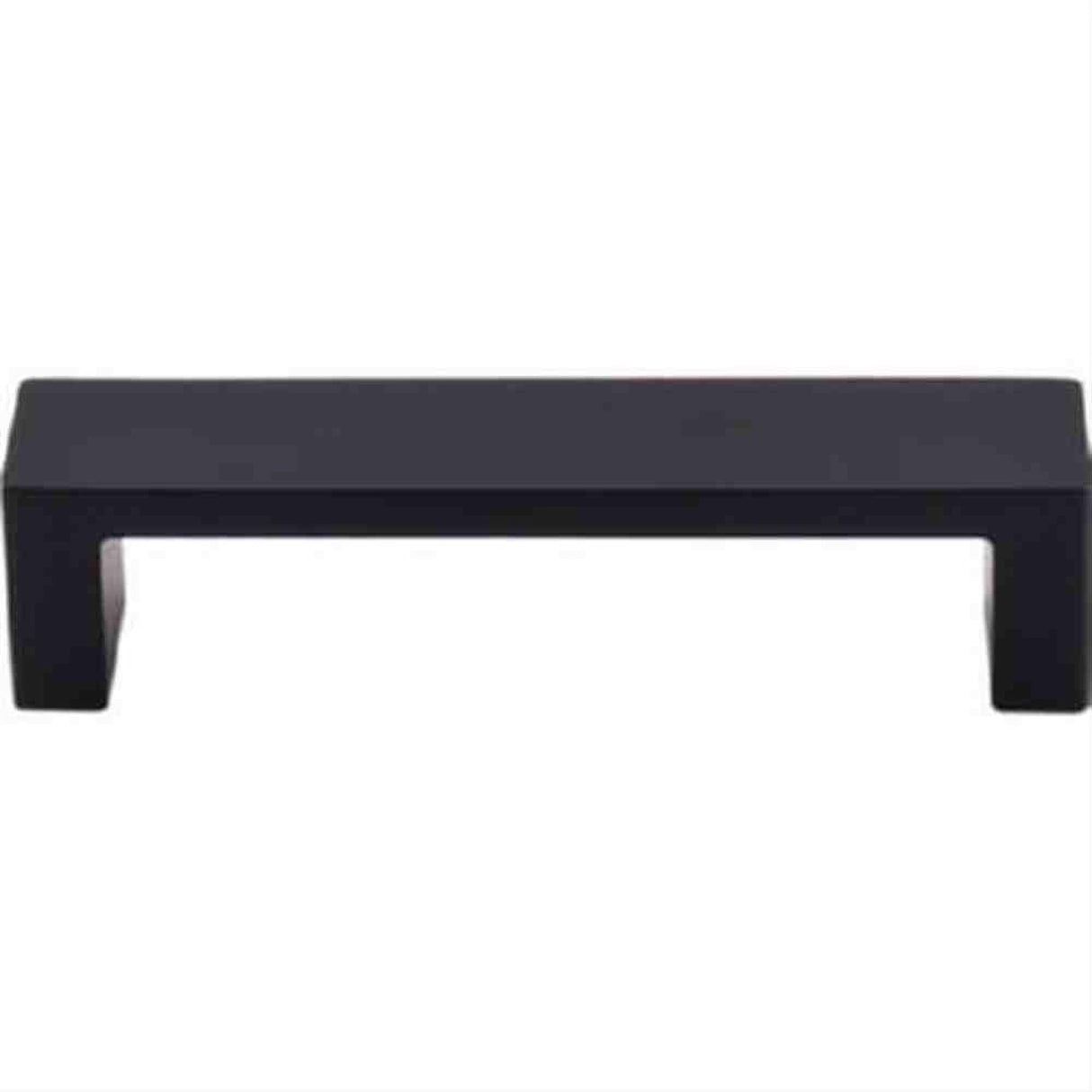 Top Knobs TK250BLK TK250 Modern Metro Cabinet Pull 3-3/4" Center to Center Flat Black