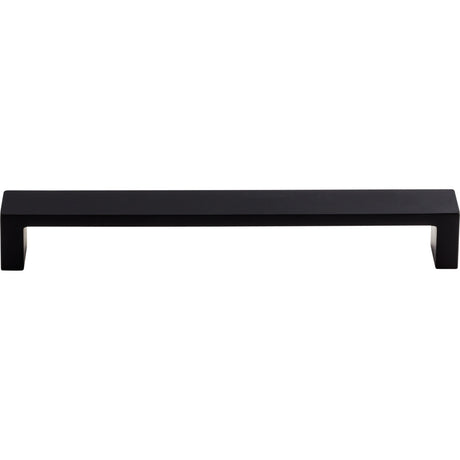 Top Knobs TK252BLK Modern Metro 7" Center to Center Bar Pull Flat Black