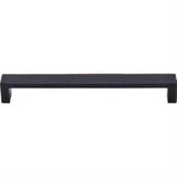 Top Knobs TK252BLK TK252 Modern Metro Cabinet Pull 7" Center to Center Flat Black