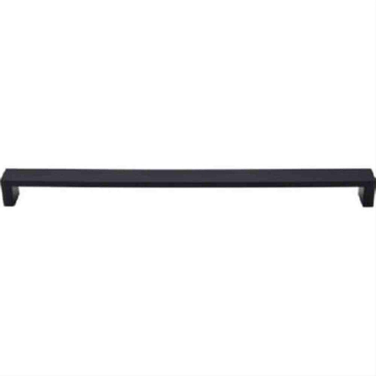 Top Knobs TK253BLK TK253 Modern Metro Cabinet Pull 12" Center to Center Flat Black