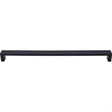 Top Knobs TK253BLK TK253 Modern Metro Cabinet Pull 12" Center to Center Flat Black