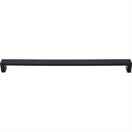Top Knobs TK253BLK TK253 Modern Metro Cabinet Pull 12" Center to Center Flat Black