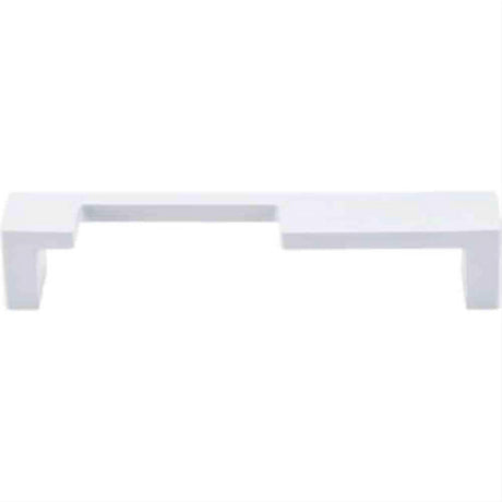 Top Knobs TK256WHT TK256 Modern Metro Notch Cabinet Pull A 5" Center to Center White