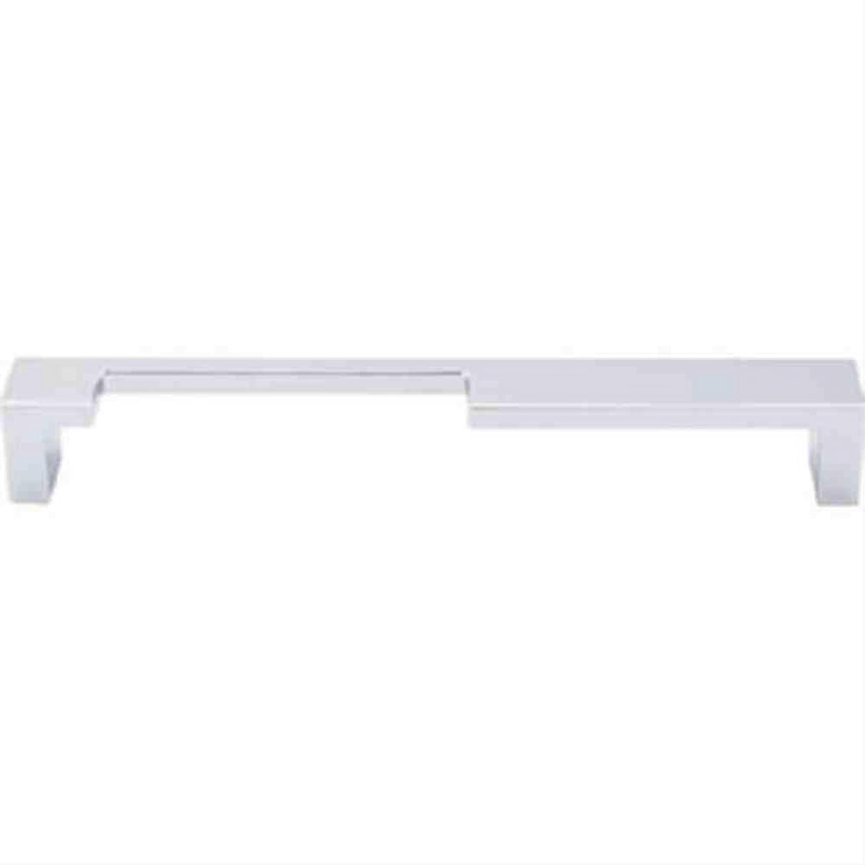 Top Knobs TK257PC TK257 Modern Metro Notch Cabinet Pull A 7" Center to Center Polished Chrome