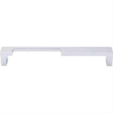 Top Knobs TK257PC TK257 Modern Metro Notch Cabinet Pull A 7" Center to Center Polished Chrome