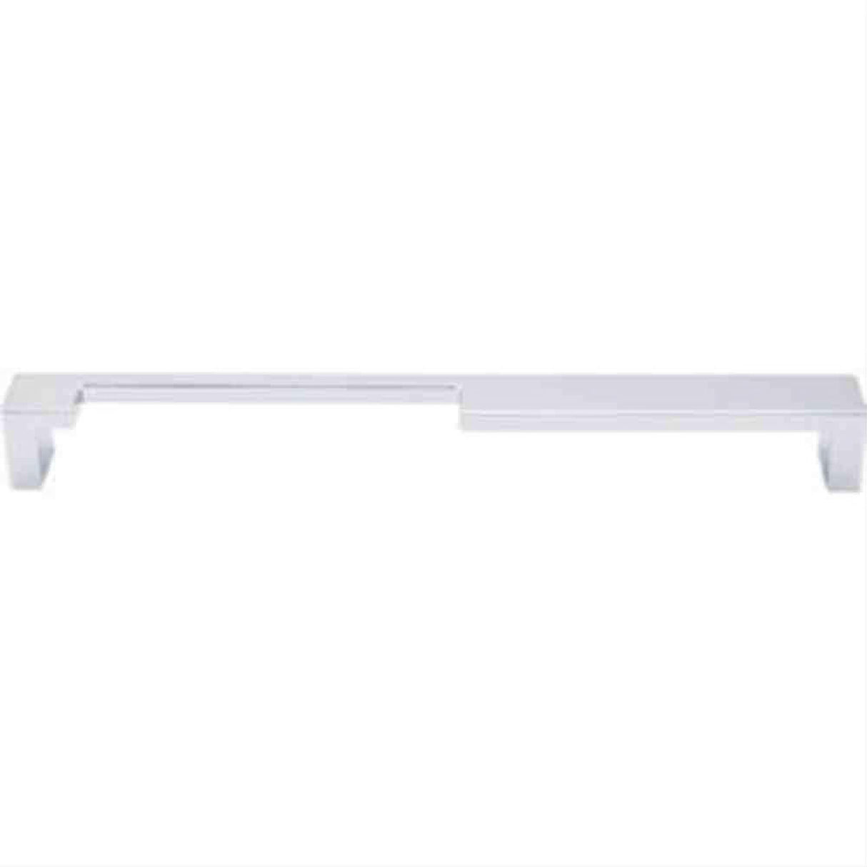 Top Knobs TK258PC TK258 Modern Metro Notch Cabinet Pull A 9" Center to Center Polished Chrome