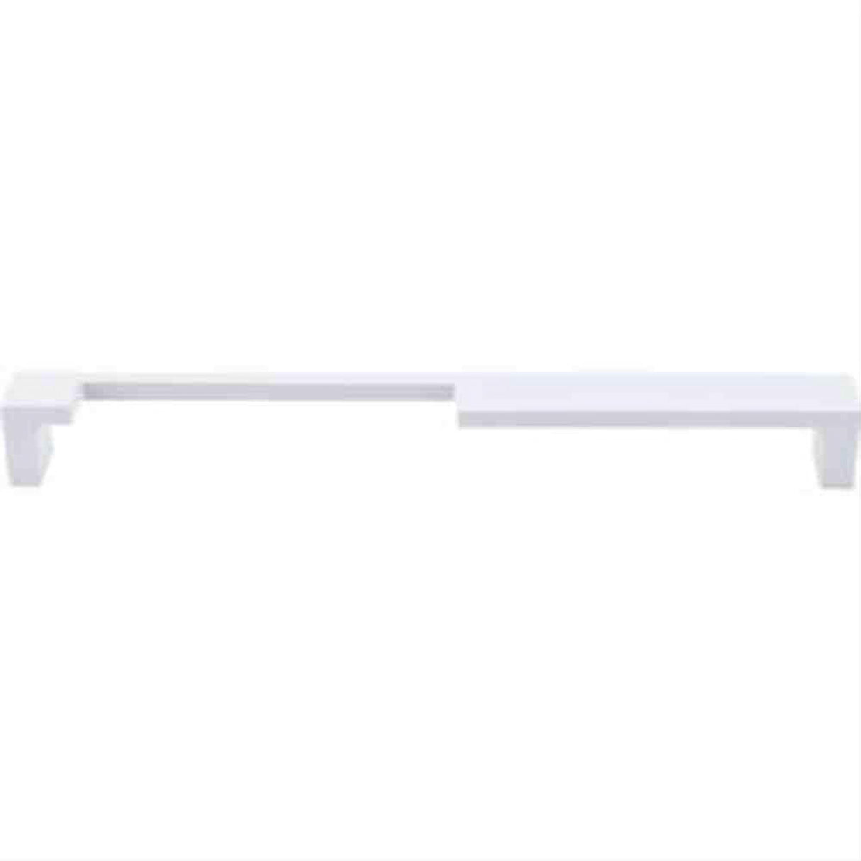 Top Knobs TK258WHT TK258 Modern Metro Notch Cabinet Pull A 9" Center to Center White