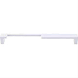 Top Knobs TK258WHT TK258 Modern Metro Notch Cabinet Pull A 9" Center to Center White