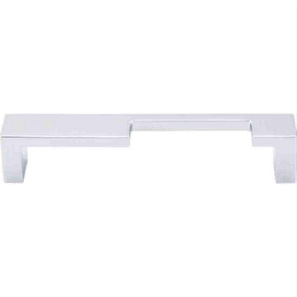 Top Knobs TK259PC TK259 Modern Metro Notch Cabinet Pull B 5" Center to Center Polished Chrome